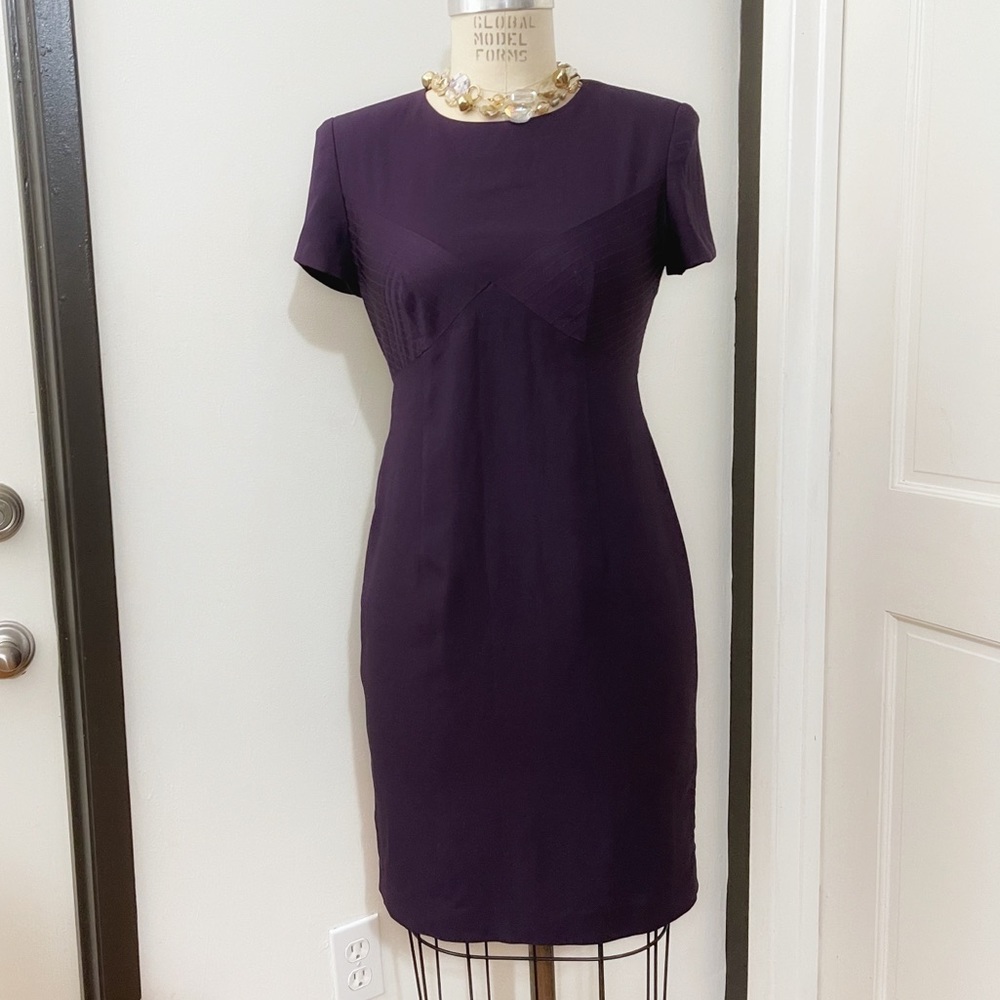 Liz Claiborne Deep Plum Sheath Dress